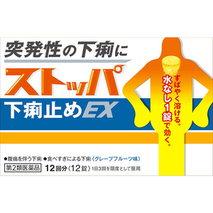 【第2類医薬品】ストッパ下痢止めEX 12錠